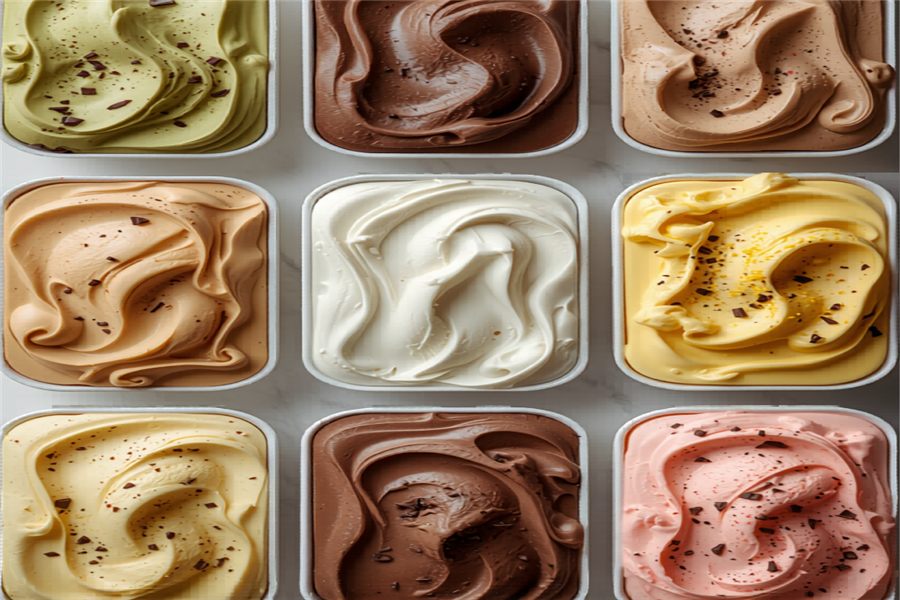 Vaschette di gelato artigianale